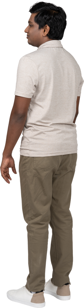 Man in casual clothes standing