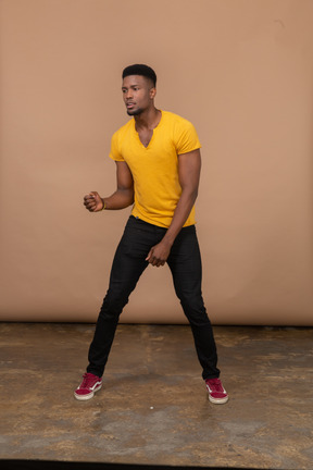 Man in casual clothes standing