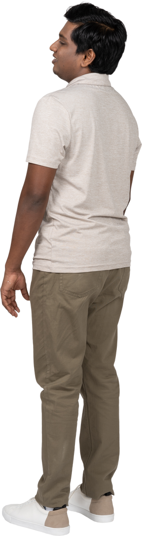 Man in casual clothes standing
